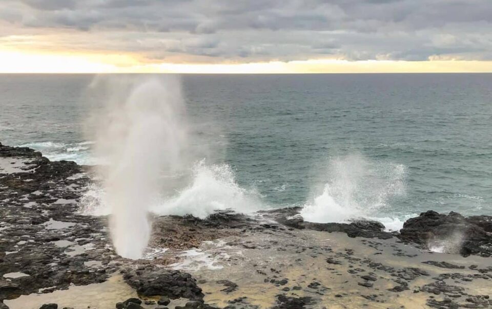 Visit the Spouting Horn Blowhole